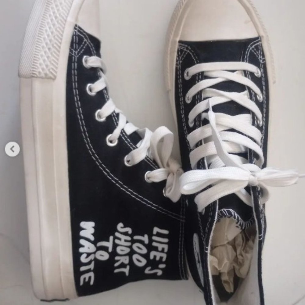 Black High top Shoe